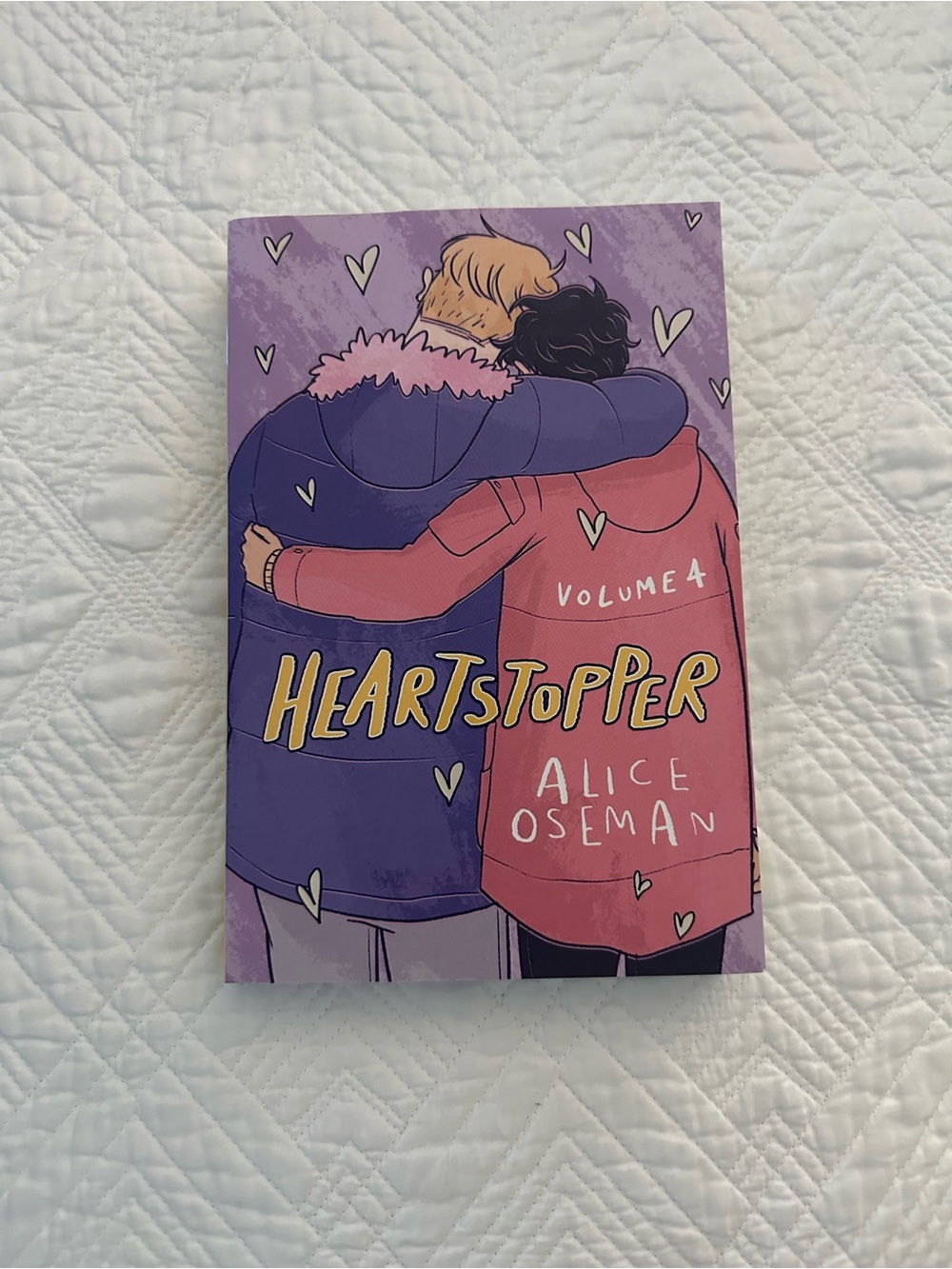 Heartstopper Volume 4 - Purple & Pink Cover